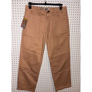 Naked & Famous denim Mens striped work pants size 34